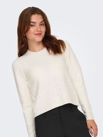 Pull-over 'JDYPearl' JDY en blanc