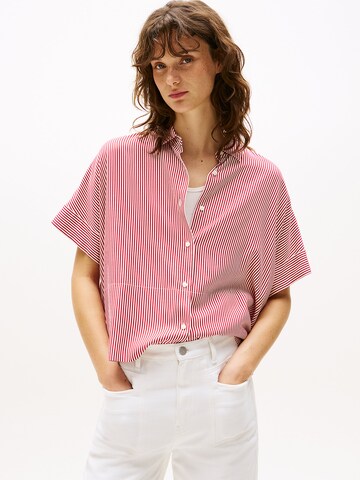 TOMMY HILFIGER Bluse in Rot: Vorderseite