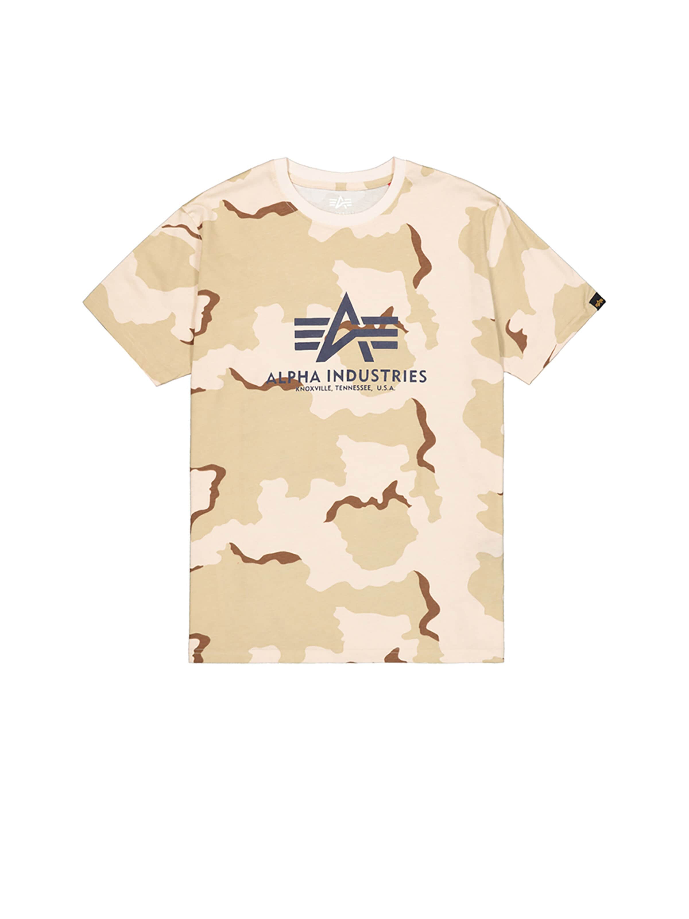 ALPHA INDUSTRIES Koszulka w kolorze beżowy: przód
