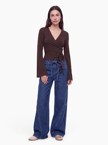 hzl the labelLoosefit Traperice - plava boja: prednji dio
