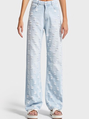 IT'S BASIC Regular Jeans 'Straight High Rise Jeans' in Blue