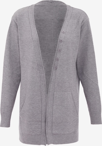 BLONDA Knit cardigan in Grey: front