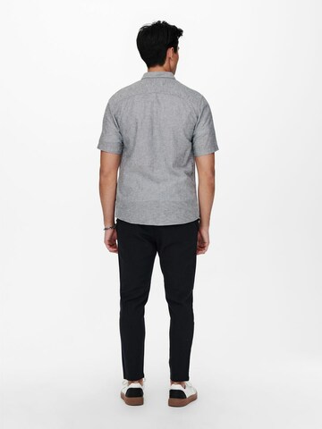 Only & Sons Slim fit Srajca 'Caiden' | modra barva