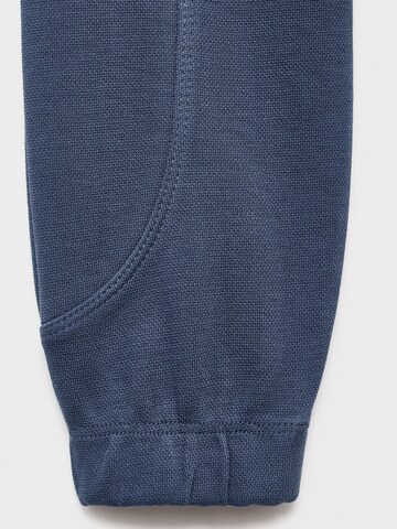 Tapered Pantaloni de la MANGO KIDS pe albastru