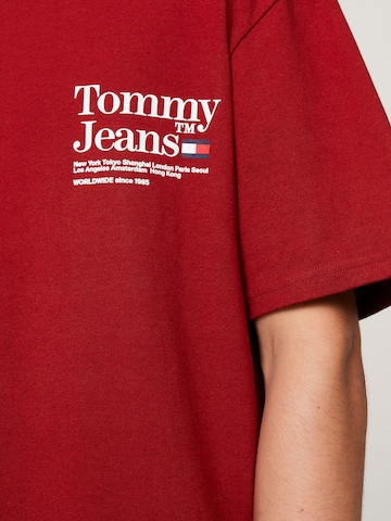 Tommy Jeans Shirt in Rot