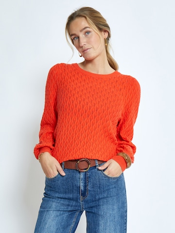 Pull-over 'Rosalia' Peppercorn en orange : devant