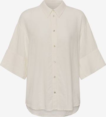Chemisier 'SLAria' SOAKED IN LUXURY en blanc : devant