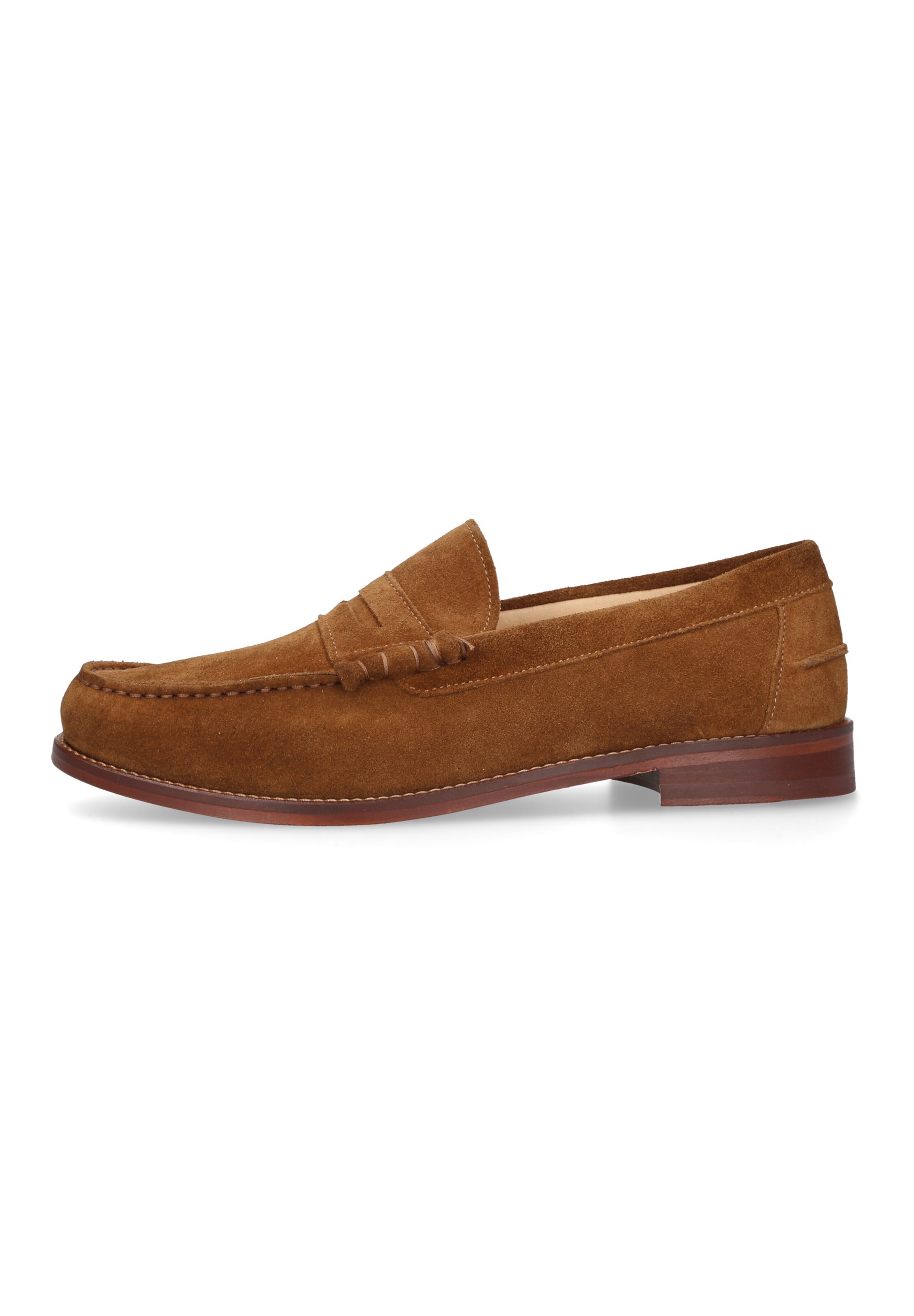 Henry Stevens Slip-ons ' Riley' in Brown: front