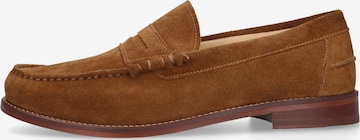 Henry Stevens Slipper' Riley' in Braun: Vorderseite