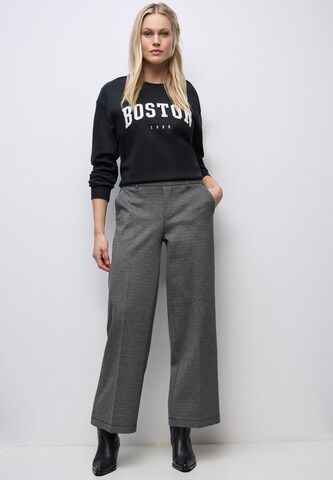 Street One Studio Wide leg Pleated Pants in Grey