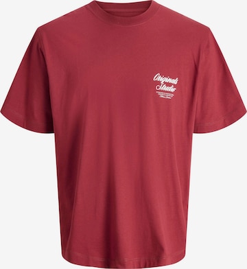 T-Shirt 'JORNorrebro' JACK & JONES en rouge : devant