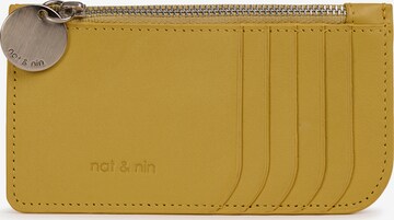 Nat&Nin Portemonnee ' ALIX ' in Geel: voorkant