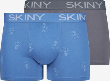 Boxer di Skiny in blu: frontale