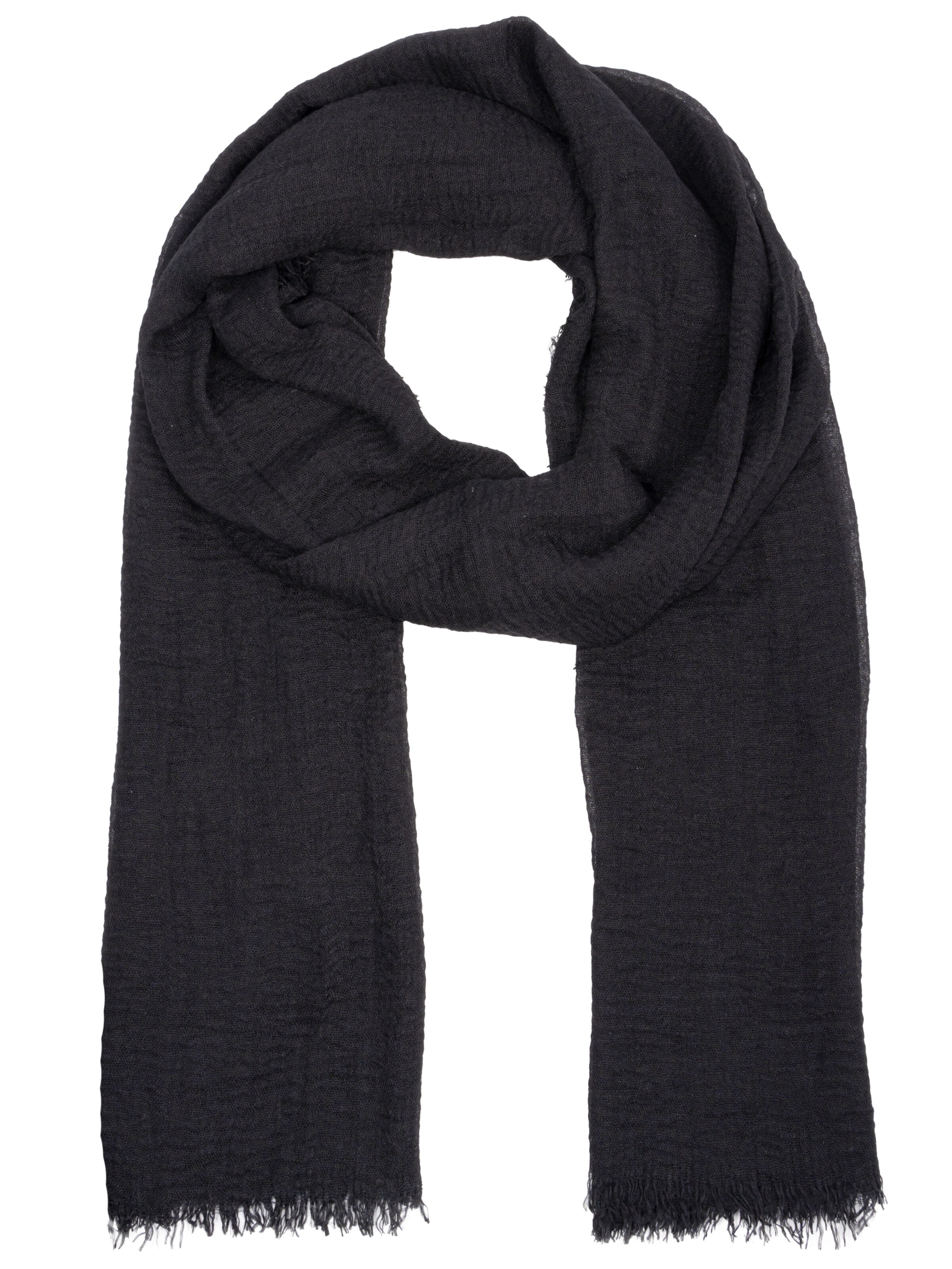 Seasons of April Sjaal in Zwart: voorkant