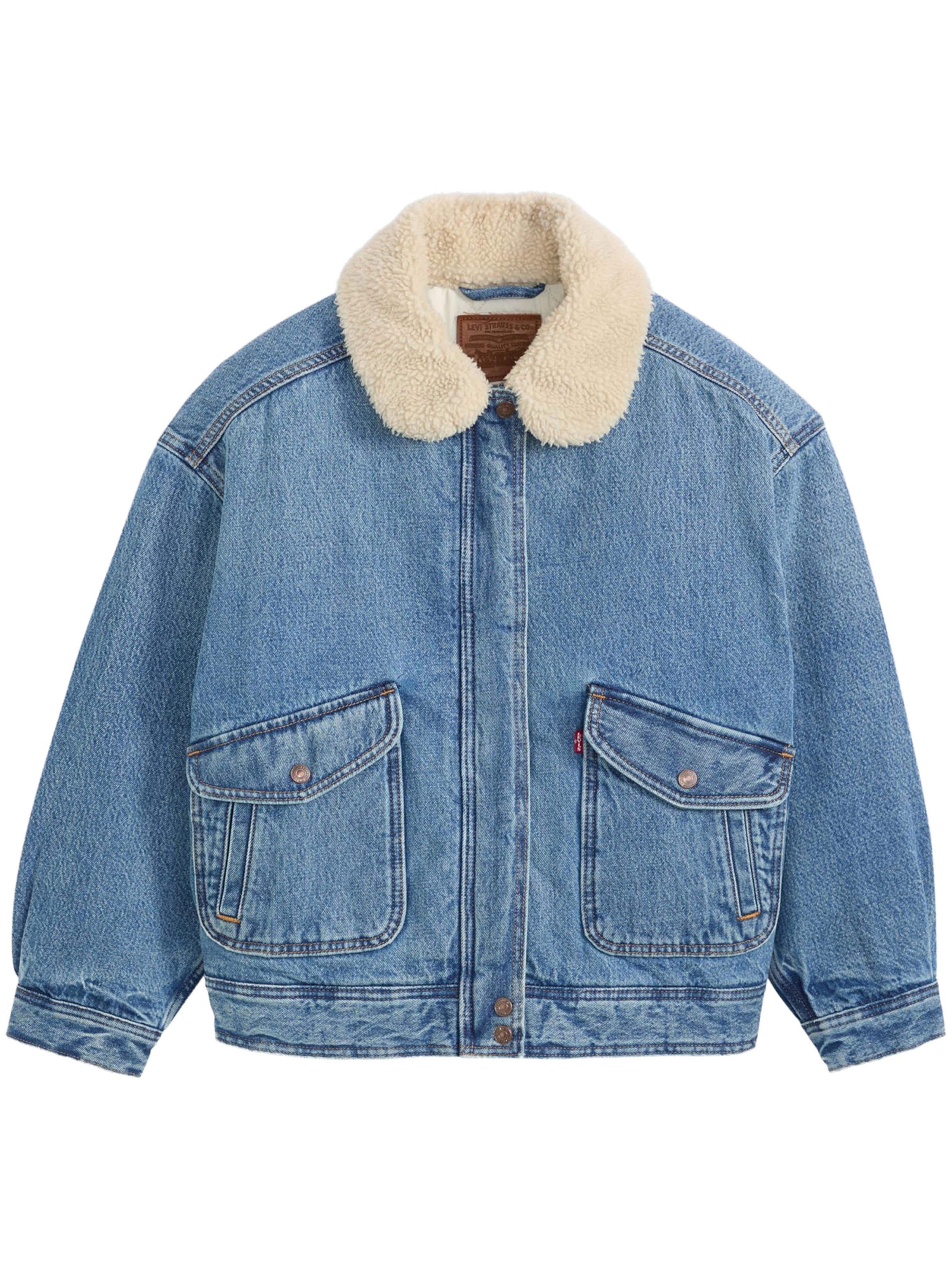 LEVI'S ®Prijelazna jakna - plava boja: prednji dio