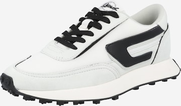 DIESEL - Zapatillas deportivas bajas 'RACER' en blanco: frente