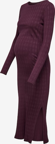 Only Maternity Jurk 'OLMAlejandra' in Lila: voorkant