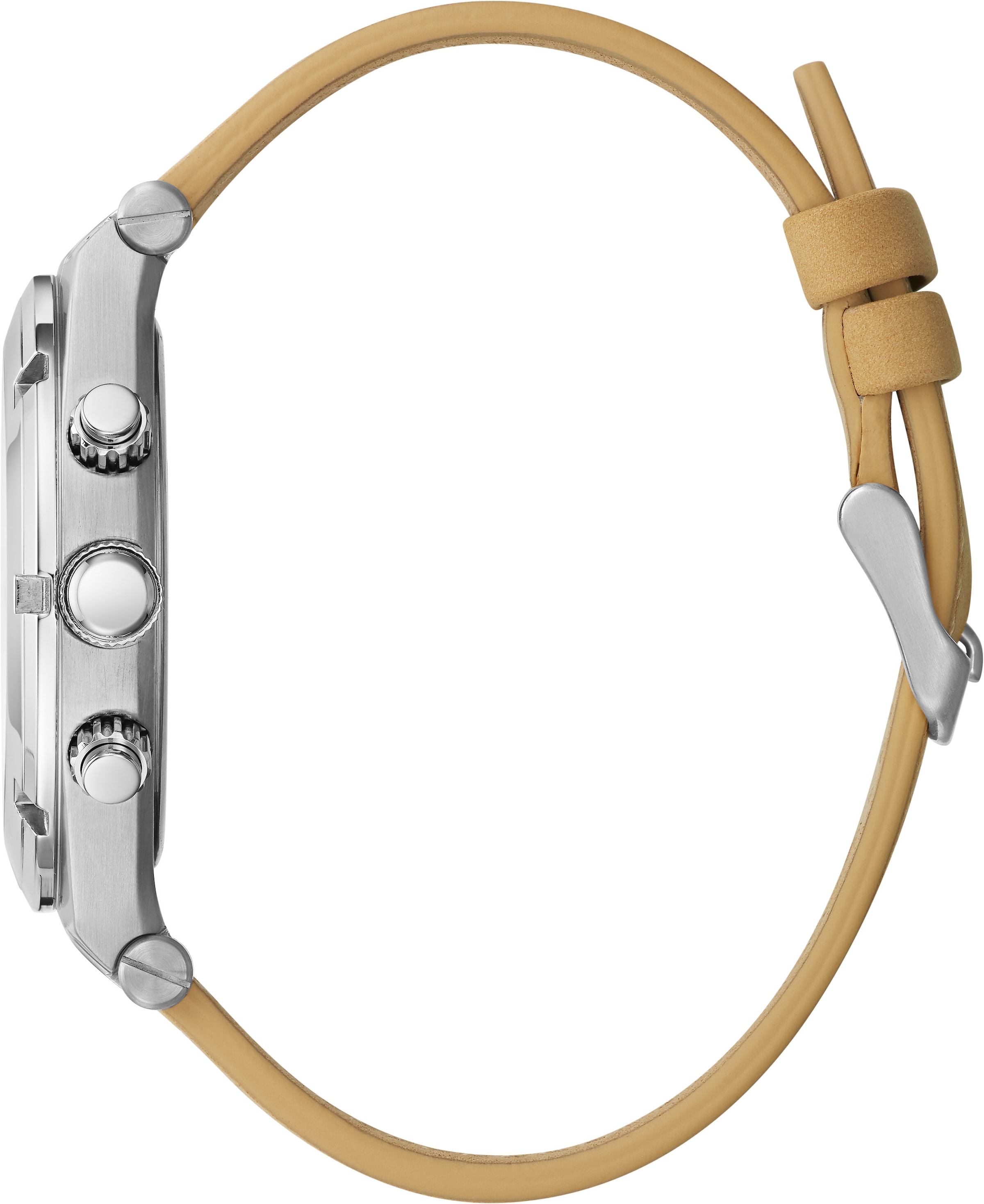 GUESS Analog Watch in Beige