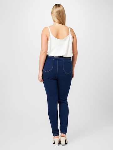 Dorothy Perkins Curve Skinny Farkkuleggingsit 'Eden' värissä sininen