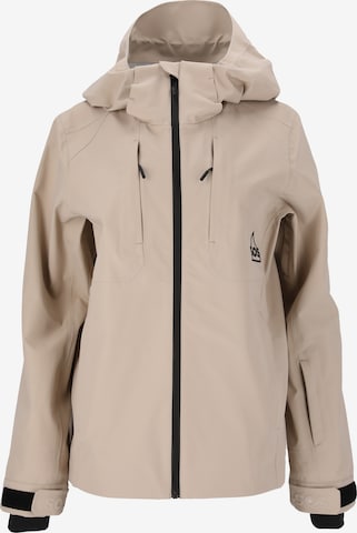 SOS Performance Jacket 'Alta' in Brown: front