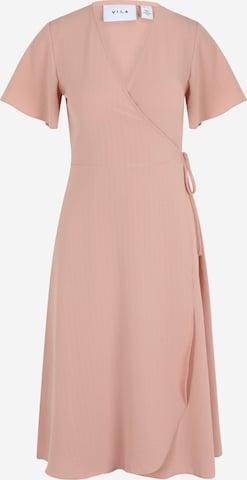 EVOKED Dress in Pink: front