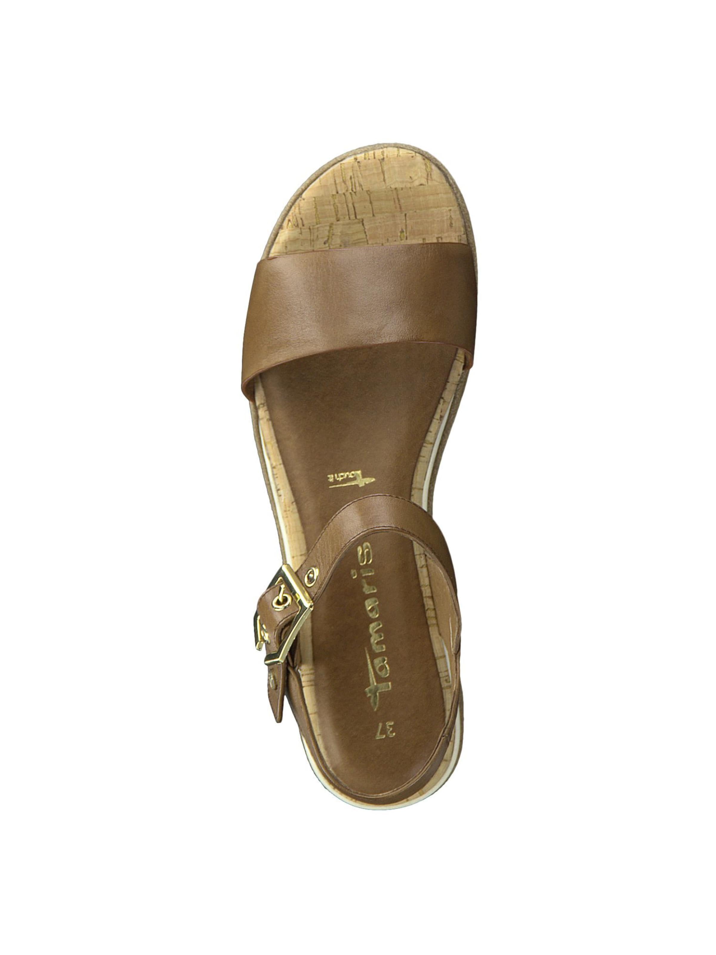 Tamaris Sandale in Braun