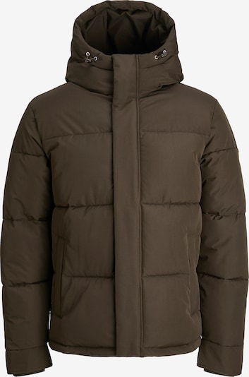 Žieminė striukė 'JORIN' iš JACK & JONES, spalva – šokolado spalva / geltona / balta, Prekių apžvalga