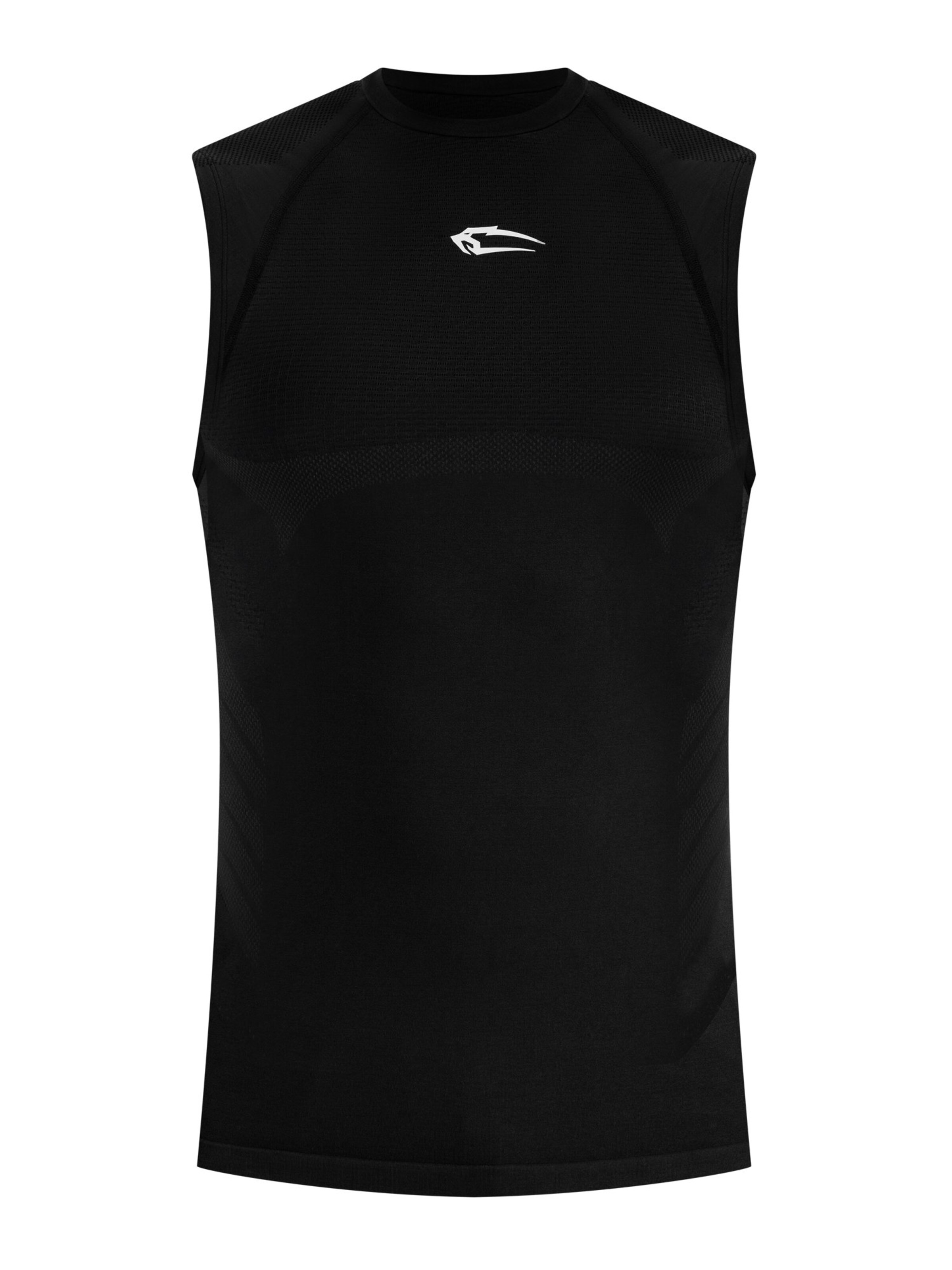Smilodox Compression Tank Top Carnos in Schwarz: Vorderseite