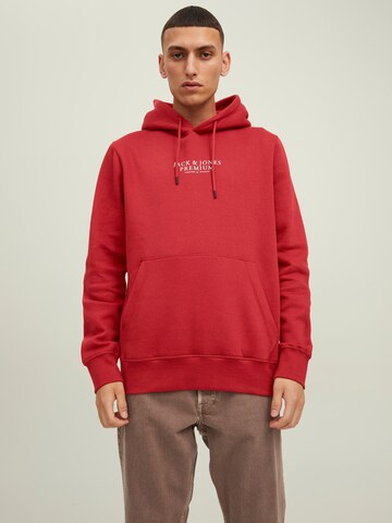 JACK & JONES Μπλούζα φούτερ 'JPRBLUArchie' σε κόκκινο: μπροστά