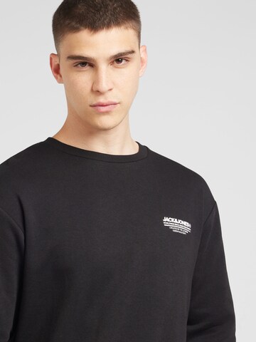 Sweat-shirt 'JJOLIVE' JACK & JONES en noir