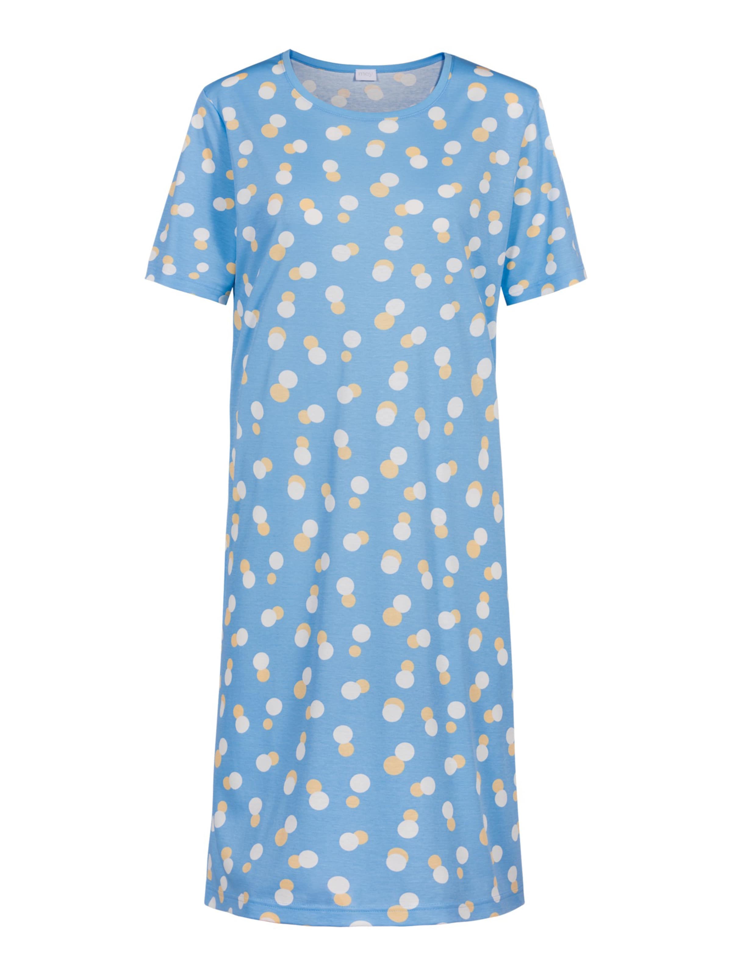 Chemise de nuit 'Serie Adryelle' Mey en bleu : devant