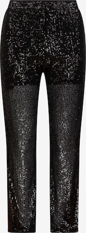 Bootcut Pantalon 'Hazel' Young Poets en noir : devant