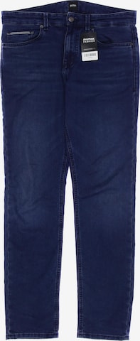 BOSS Black Jeans in 34 in Blue: front