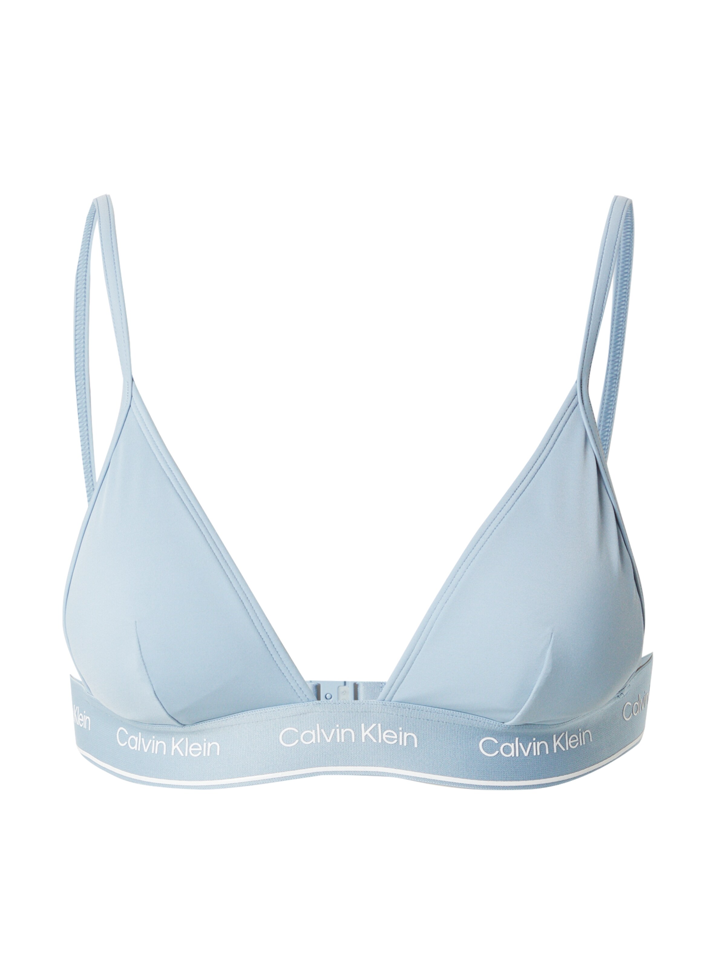 Calvin Klein Swimwear Треугольник Верх бикини 'Meta Legacy' в Синий: спереди