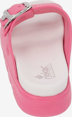Rieker Pantolette 'P2180' in Pink
