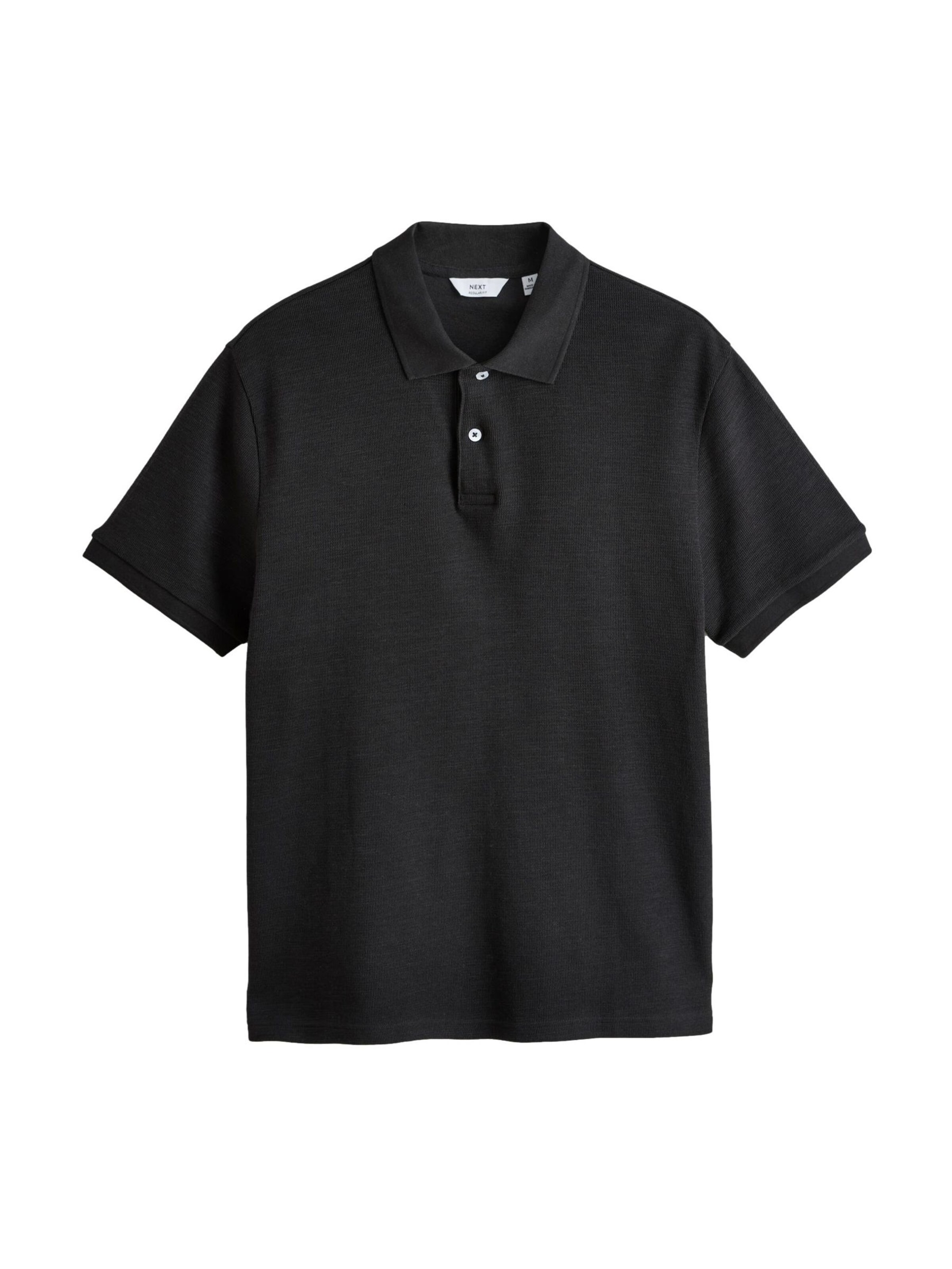 Next Shirt in Black: front