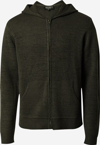 INDICODE JEANS Knit Cardigan 'Laps' in Green: front