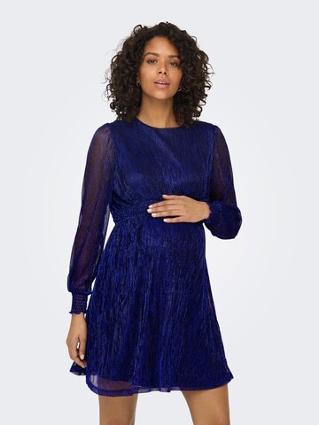 Robe 'FALLON' Only Maternity en bleu : devant