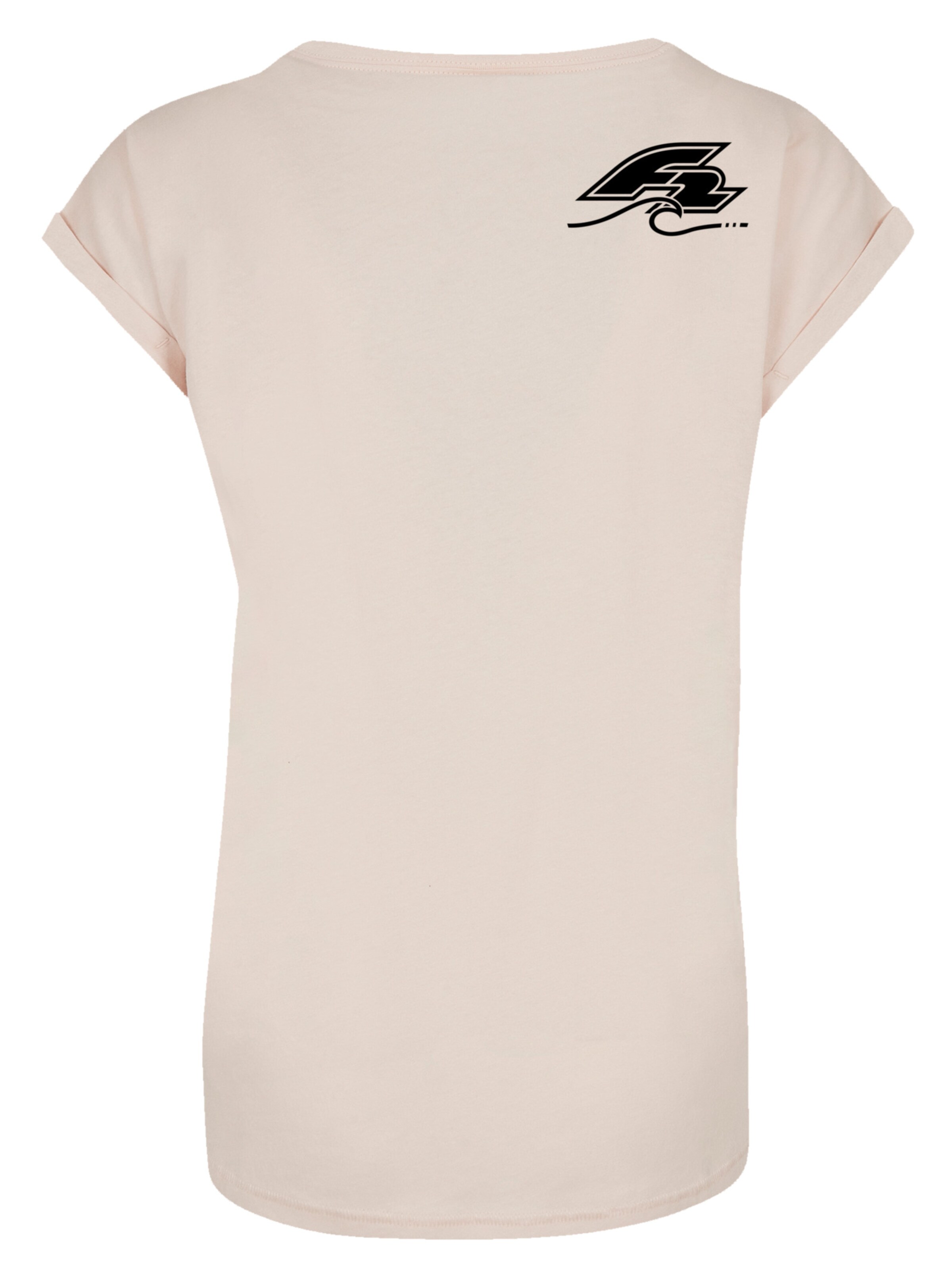 F2 Shirt 'F2 Beach Vibes Sommer Style' in Beige