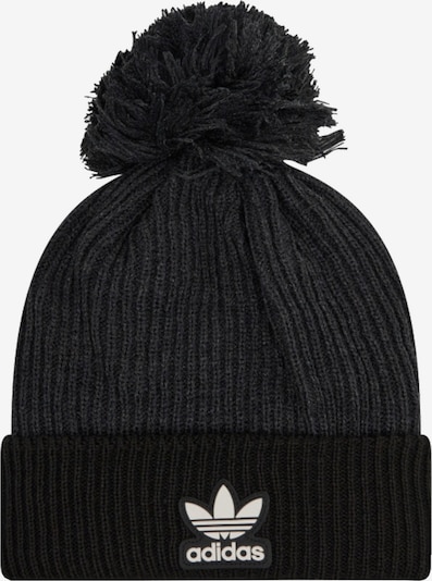 ADIDAS ORIGINALS Mütze 'adidas Adicolor Collegiate Pom Beanie' in 54-64 in schwarz, Produktansicht