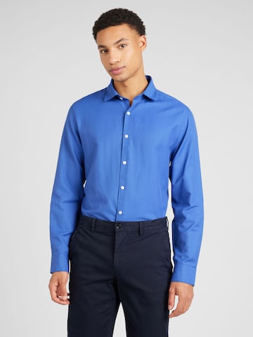 Slim fit Camicia di BURTON MENSWEAR LONDON in blu: frontale