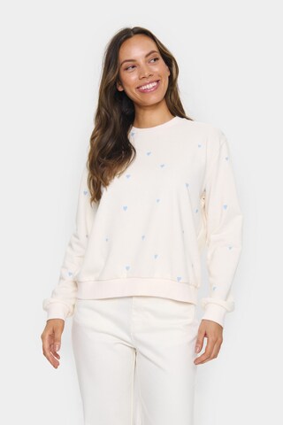 SAINT TROPEZ Sweatshirt 'Dagna' i beige: forside