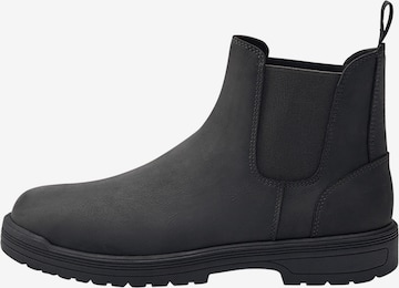 Pull&Bear Chelsea Boots in Schwarz