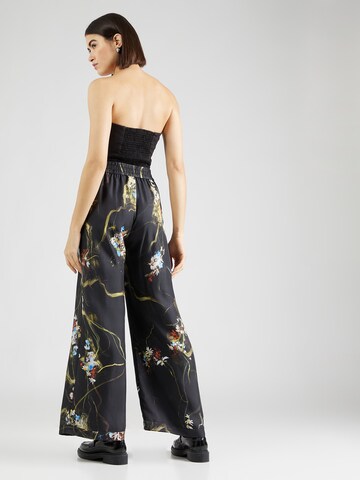 Munthe Wide leg Broek 'ARUM' in Zwart