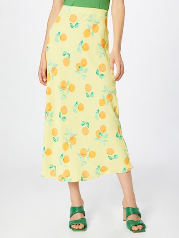 Nasty Gal Skirt in Yellow: front