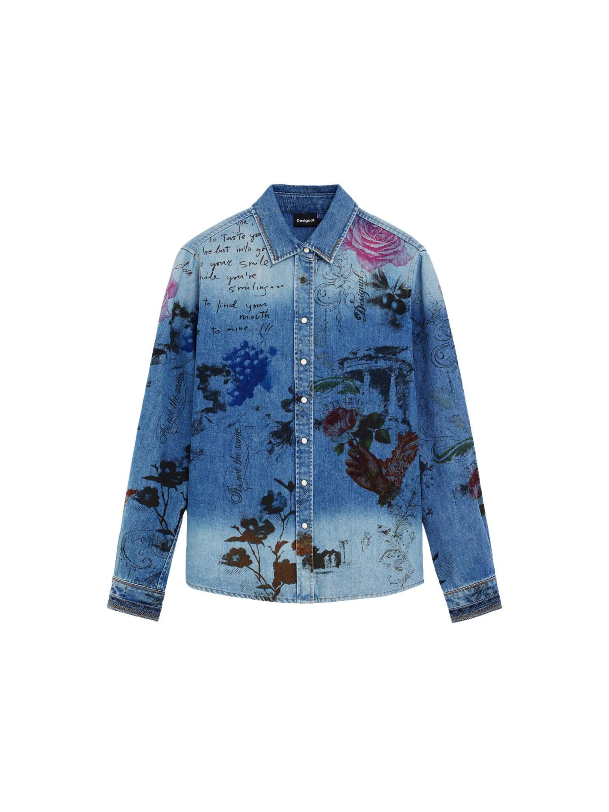 Desigual Blúz - kék: elől