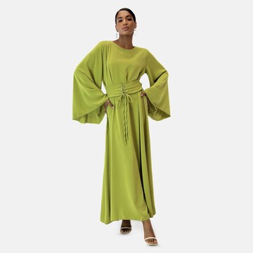 Elara Kleid in Grün: Vorderseite
