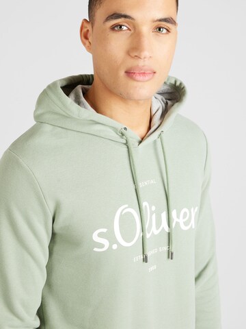 s.Oliver Sweatshirt in Grün