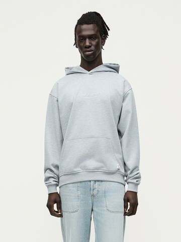 Carlo Colucci Sweatshirt in Grijs: voorkant