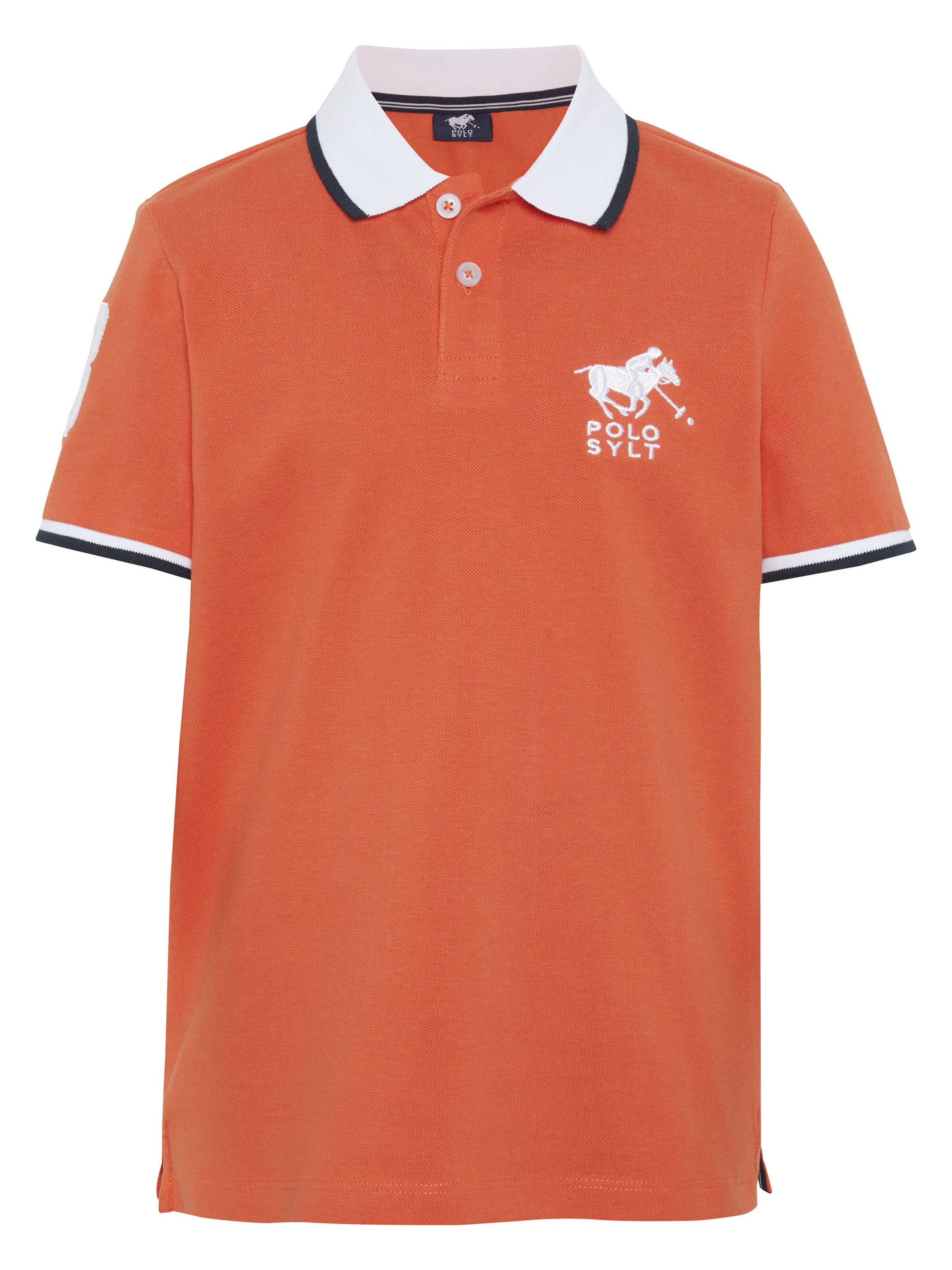Polo Sylt Shirt in Red / Black / White, Item view